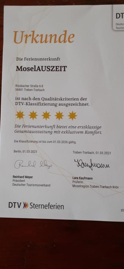 Apartmán Neu - Moselauszeit Traben Exteriér fotografie